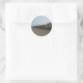 Jersey Shore * Weicher Strand Runder Aufkleber (Tasche)