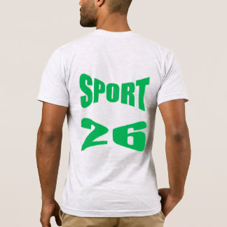 Jersey Short Sleeve T-Shirt back ash SPORT 26