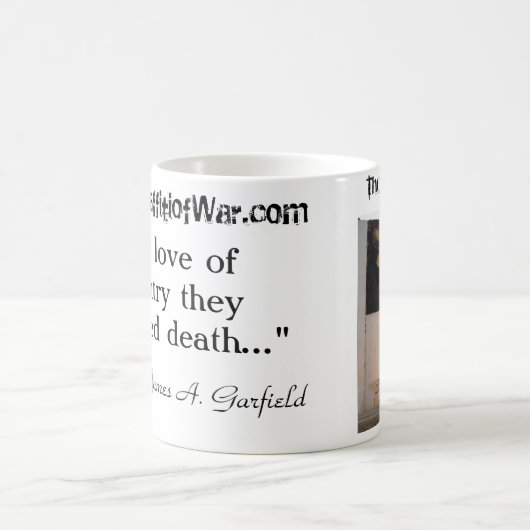 Jersey-Sperren-Denkmal-/Garfield-Zitat Kaffeetasse (Mittel)
