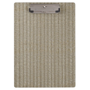 Jersey-Streifenmuster in sanftem Beige Klemmbrett