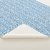 Jersey Stripe Knit Pattern in Baby Blue Sherpadecke (3/4)