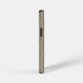 Jersey Stripe Knit Pattern in Soft Beige iPhone Hülle (Rechte Seite)