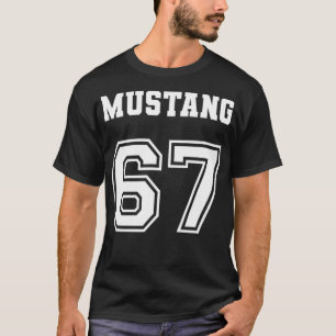 Jersey Style Classic Mustang 67 1967 Pferdeflugpla T-Shirt