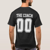 Jersey Style für den personalisierten Coach T-Shirt (Rückseite)