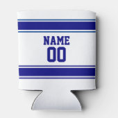 Jersey Style Individuelle Name and Number Navy Blu Dosenkühler (Rückseite)