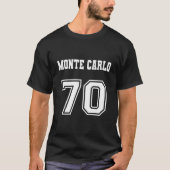Jersey Style Monte Carlo 70 1970 Old School Muscle T-Shirt (Vorderseite)