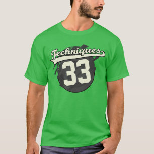 Jersey Style Personalisiert Techniques doppelseiti T-Shirt