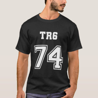 Jersey Style Triumph Tr6 74 1974 Britisch Englisch T-Shirt