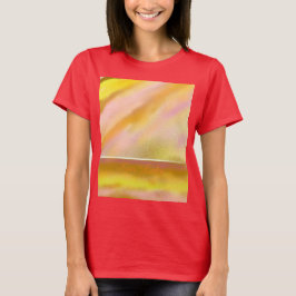 Jersey T - Shirt Sun Lake Art Yellow + TEXT
