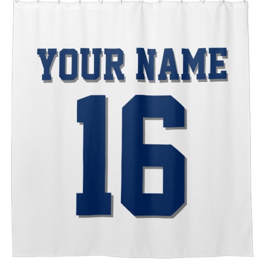 Jersey Team Duschvorhang (Vorderseite)