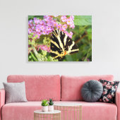 Jersey Tiger Butterfly Canvas Print Leinwanddruck (Insitu (Wohnzimmer))