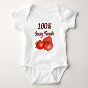Jersey-Tomate 100% Baby Strampler