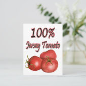 Jersey Tomaten 100% Postkarte (Stehend Vorderseite)