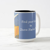 Jersey-Ufer-Leibwächtermalerei auf einer Tasse (VorderseiteRechts)