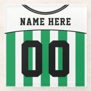 Jersey Untersetzer, Fußball Glasuntersetzer