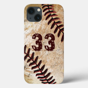 Jersey-Zahl-cooles Vintages Baseball iPhone 6 Case-Mate iPhone Hülle