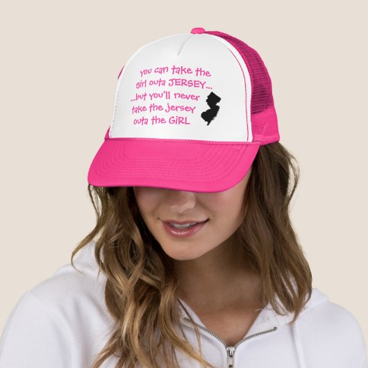 Jerseymädchen-Fernlastfahrerhut Truckerkappe (Beispiel)