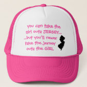 Jerseymädchen-Fernlastfahrerhut Truckerkappe (Vorderseite)