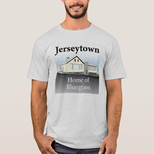 Jerseytown - Zuhause des Bluegrass-T - Shirt (Vorderseite)
