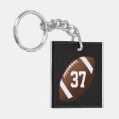 Jerseyzahl oder -MONOGRAMM Schlüsselanhänger (Vorderseite links)