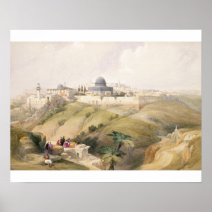 Jerusalem, 9. April 1839, Platte 16 aus Band I Poster