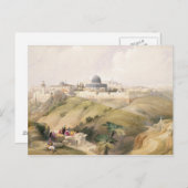 Jerusalem, 9. April 1839, Platte 16 aus Band I Postkarte (Vorne/Hinten)