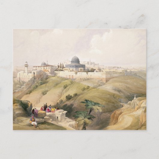 Jerusalem, 9. April 1839, Platte 16 aus Band I Postkarte (Vorderseite)