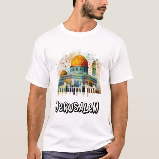 Jerusalem Al Quds Frieden - Gerechtigkeit und Frei T-Shirt (Vorderseite)