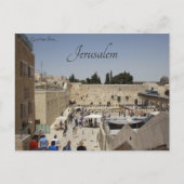 Jerusalem Alte Stadt Western Mauer Mauer Wappen Postkarte (Vorderseite)