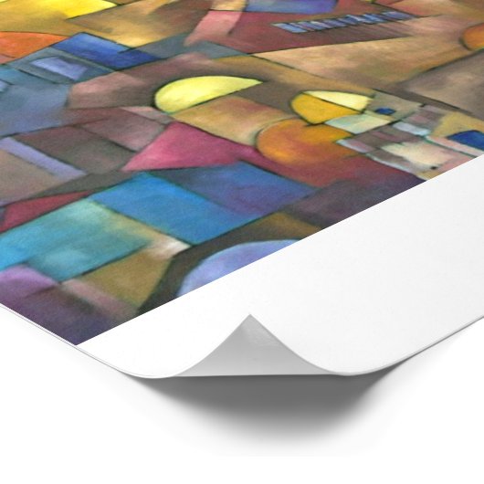 Jerusalem Altstadt Poster (Ecke)