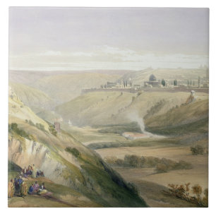 Jerusalem am 5. April 1839 überziehen 18 von Fliese