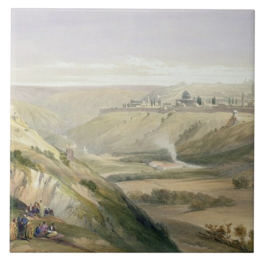 Jerusalem am 5. April 1839 überziehen 18 von Fliese (Vorderseite)