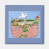 Jerusalem Art Magnet (Vorne)