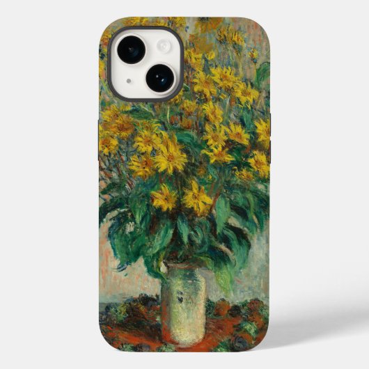 Jerusalem Artichoke Blume - Claude Monet Case-Mate iPhone Hülle (Rückseite)