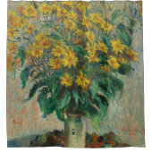 Jerusalem Artichoke Blume - Claude Monet Duschvorhang (Vorderseite)