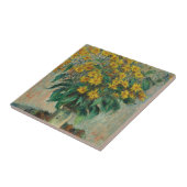 Jerusalem Artichoke Blume - Claude Monet Fliese (Seite)