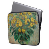 Jerusalem Artichoke Blume - Claude Monet Laptopschutzhülle (Vorderseite Links)