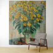 Jerusalem Artichoke Blume - Claude Monet Wandteppich (Beispiel)