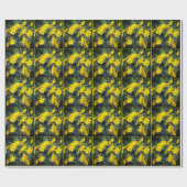 Jerusalem Artichoke Blume Geschenkpapier (Flach)