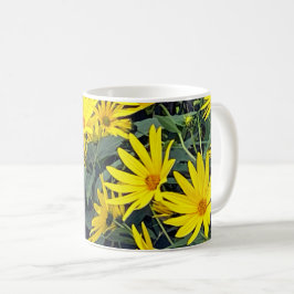 Jerusalem Artichoke Blume Kaffeetasse