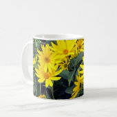 Jerusalem Artichoke Blume Kaffeetasse (Vorderseite Links)