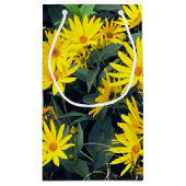 Jerusalem Artichoke Blume Kleine Geschenktüte (Rückseite)