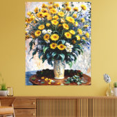 Jerusalem Artichoke Blume Leinwanddruck (Insitu (Wohnzimmer))