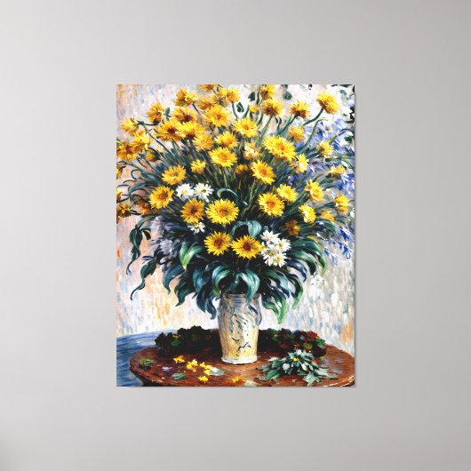 Jerusalem Artichoke Blume Leinwanddruck (Vorderseite)