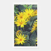 Jerusalem Artichoke Blume Paper Napkin Serviette (Vorderseite)