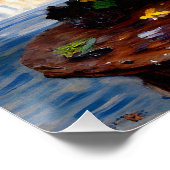 Jerusalem Artichoke Blume Poster (Ecke)