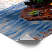 Jerusalem Artichoke Blume Poster (Ecke)