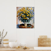 Jerusalem Artichoke Blume Poster (Küche)