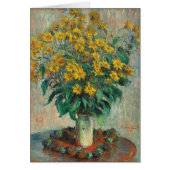 Jerusalem Artichoke Blume von Claude Monet (Vorne)
