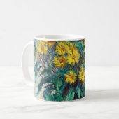 Jerusalem Artichoke-Blume von Claude Monet Kaffeetasse (Vorderseite Links)